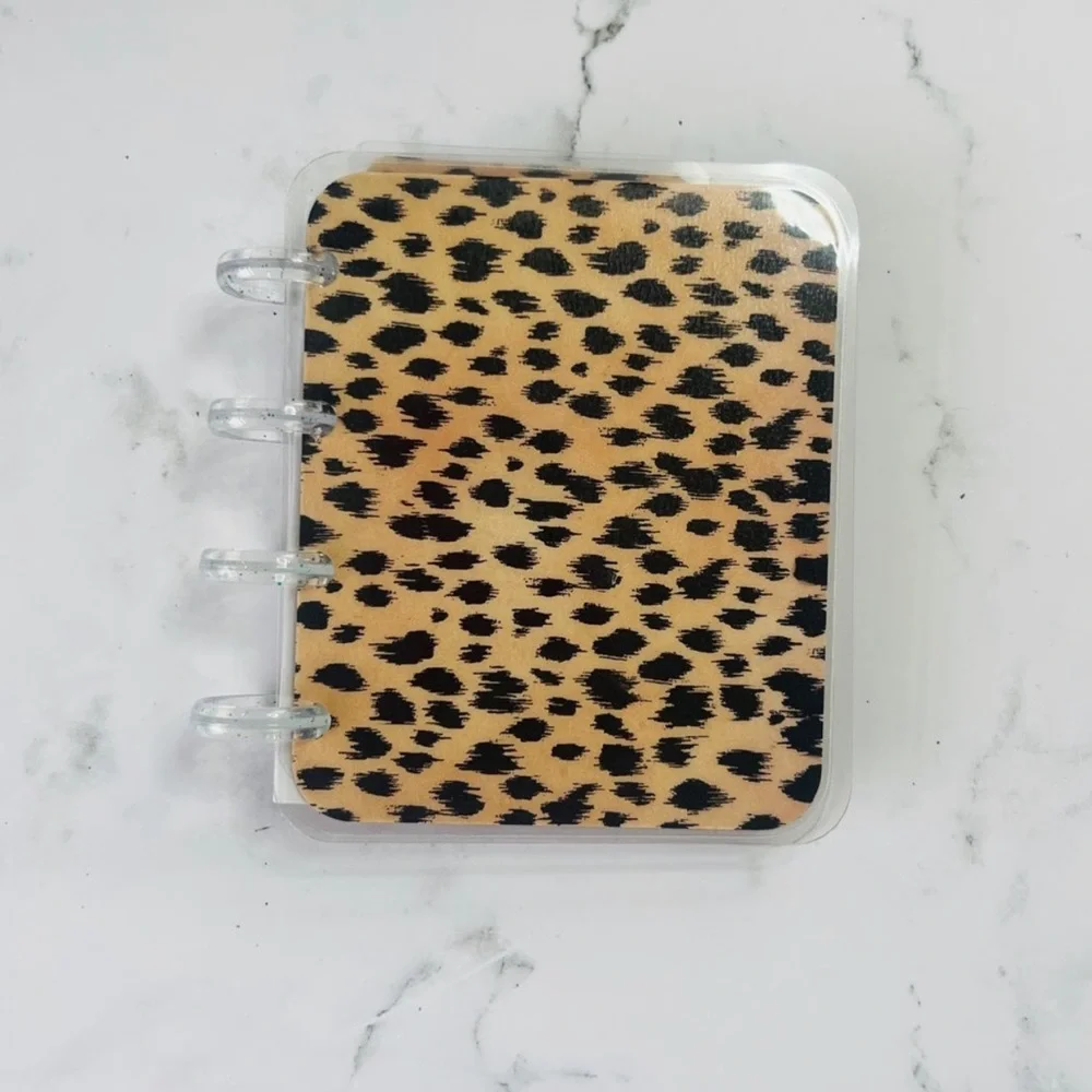 Happy planner Micro notes size undated weekly layout fierce leopard cheetah